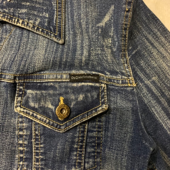 Dolce & Gabbana Bling Embellished Y2K Jean Jacket - Picture 7 of 9